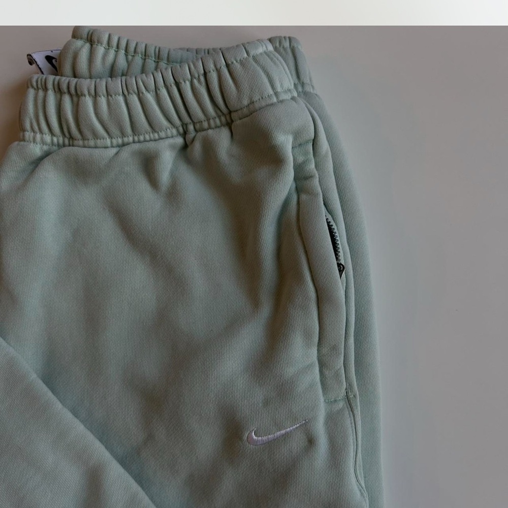 Nike Green Pantsuit Relaxed Fit Cotton Blend - Picture 5 of 6